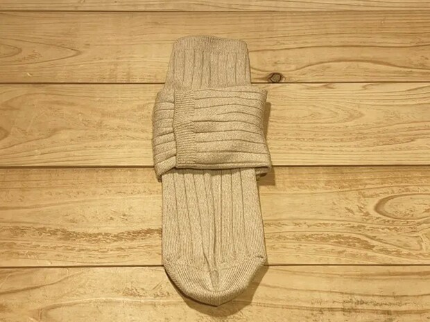 靴下のたたみ方手順写真（撮影：grape編集部）