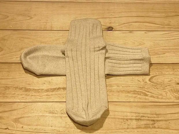 靴下のたたみ方手順写真（撮影：grape編集部）