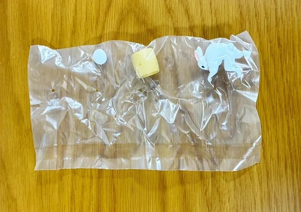 うさぎの餅つきんにくの写真（撮影:grape編集部）