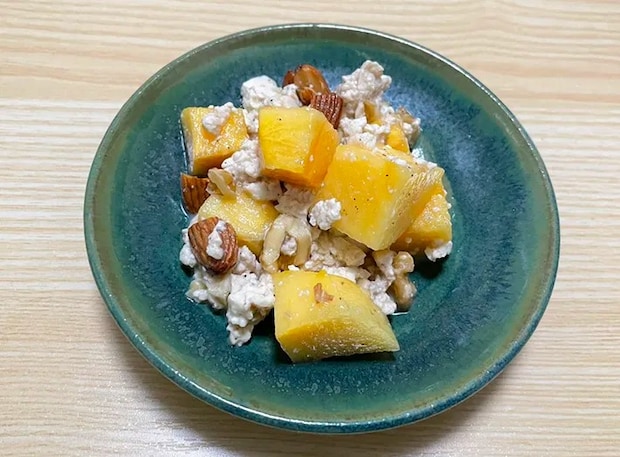 柿の白和えの写真（撮影：grape編集部）