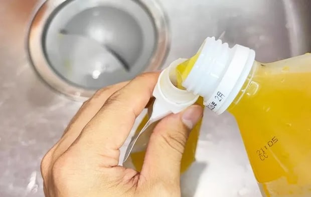 セリア『透明スパウトパウチ2枚入り』の使用写真（撮影：キジカク）