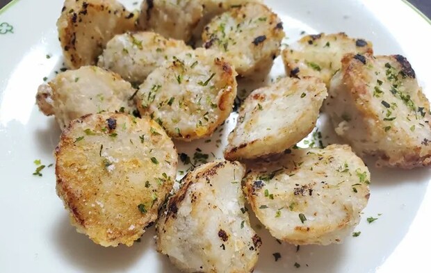 『フライド里芋』の完成写真（撮影：エニママ）