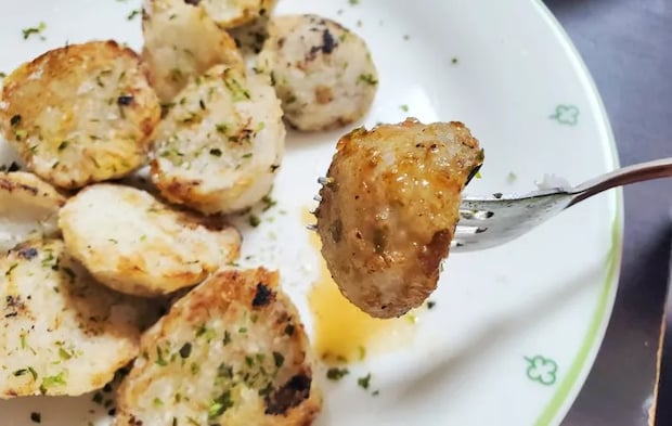 『フライド里芋』の完成写真（撮影：エニママ）