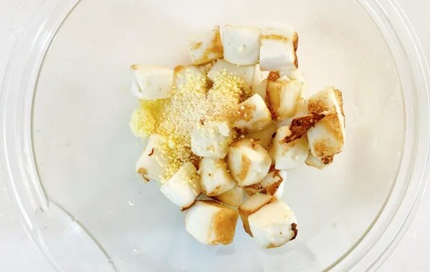 『無限チーズはんぺん』を作る写真（撮影：エニママ）