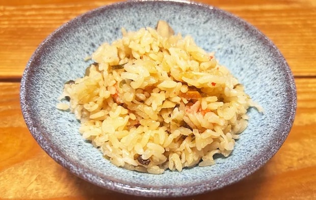 『カニめしもどき』の完成写真（撮影：エニママ）