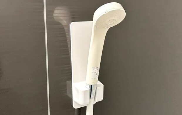ダイソー『シャワーホルダー』の使用写真（撮影：キジカク）