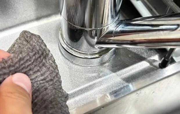 蛇口の汚れが取れた写真（撮影：キジカク）