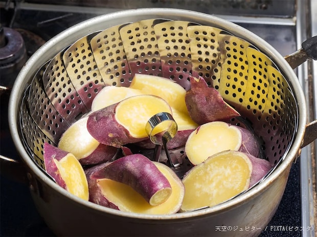 「サツマイモを蒸す時は…」 プロに聞いた!サツマイモがパサつかない調理法