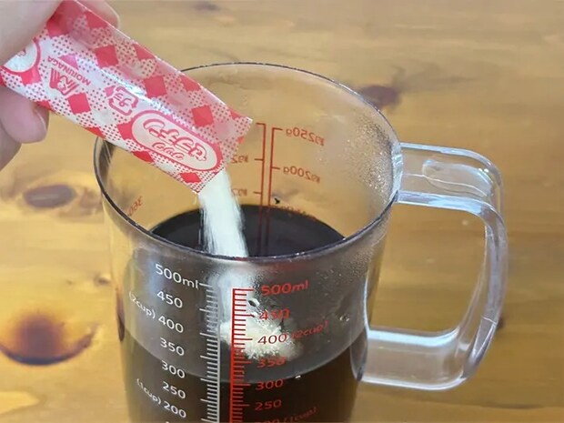 『麦茶ゼリー』を作る写真（撮影：grape編集部）