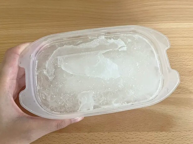 冷凍しらたきを作る手順の写真（撮影：grape編集部）