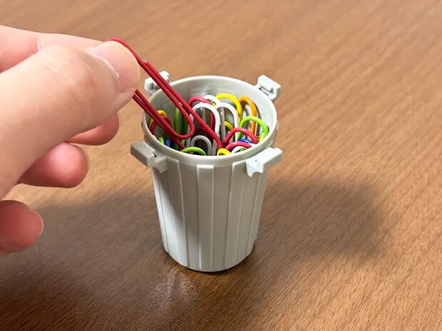 『ミニチュアポリゴミ箱』の画像（撮影：grape編集部）