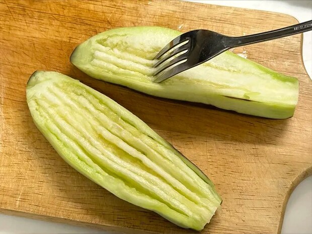 ナスの写真（撮影：grape編集部）