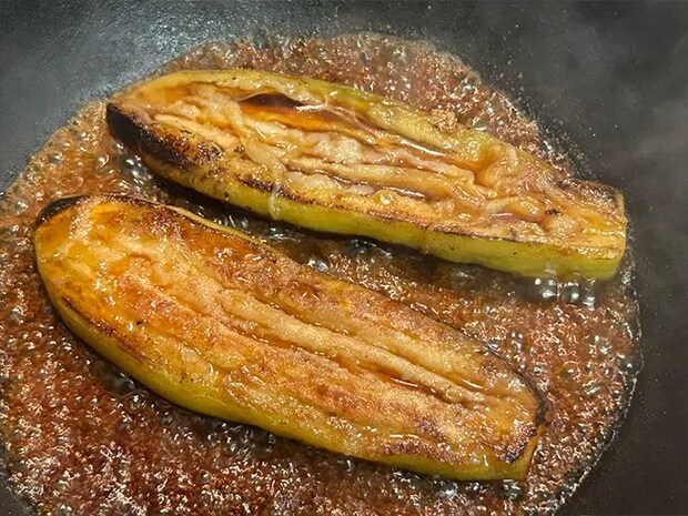 ナスの写真（撮影：grape編集部）