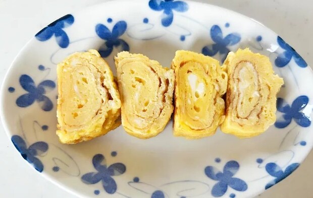 玉子焼きの完成写真（撮影：エニママ）