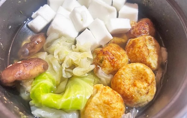 『たこ焼鍋』を作る写真（撮影：エニママ）