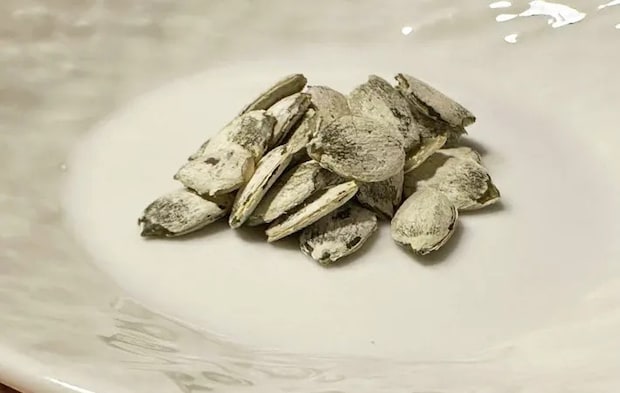 『カボチャの種スナック』の完成写真（撮影：エニママ）