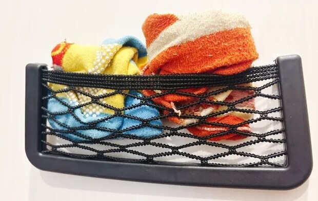 セリア『メッシュポケット』の使用写真（撮影：キジカク）