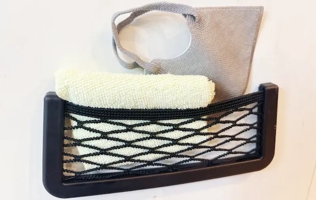 セリア『メッシュポケット』の使用写真（撮影：キジカク）