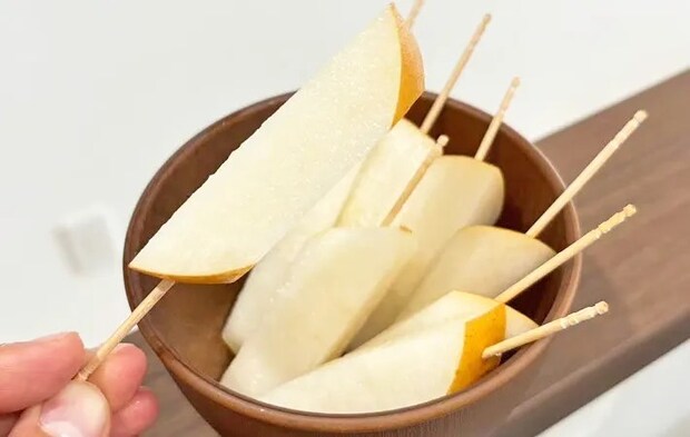 『梨のスティック切り』の写真（撮影：キジカク）