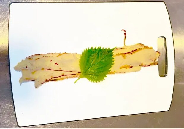 サツマイモと大葉（撮影：grape編集部）