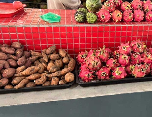 市場の写真（撮影：grape編集部）