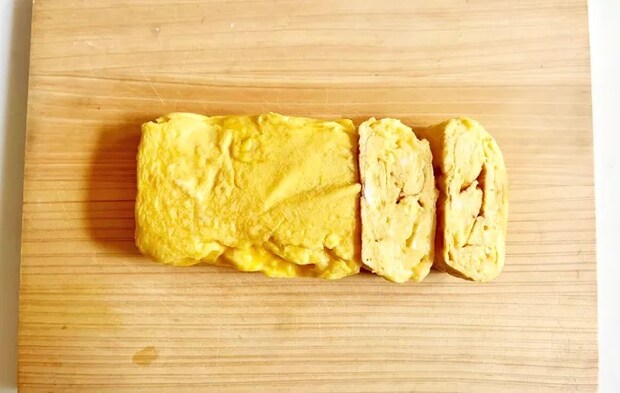 『ヨールグルト入り玉子焼き』の完成写真（撮影：エニママ）