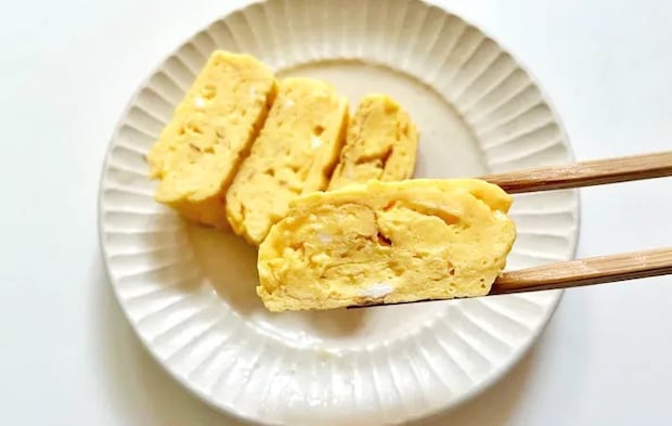 『ヨールグルト入り玉子焼き』の完成写真（撮影：エニママ）