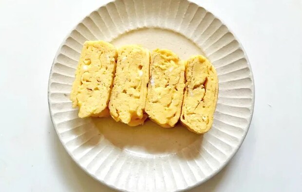 『ヨールグルト入り玉子焼き』の完成写真（撮影：エニママ）