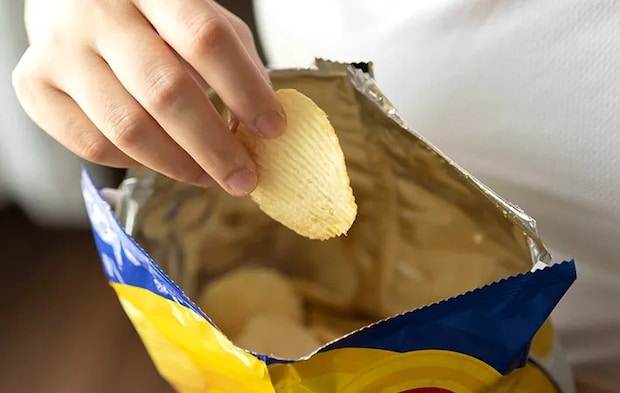 ポテトチップスの写真