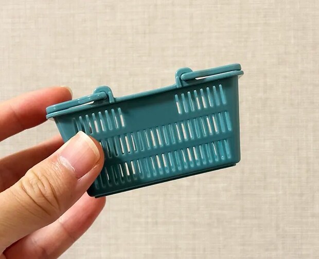 『ミニチュア買い物かご』の画像（撮影：grape編集部）