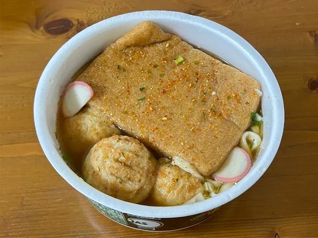 『日清のどん兵衛 きつねうどん』の完成写真（撮影：grape編集部）