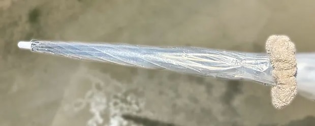 『傘用吸水シュシュ』の画像（撮影：grape編集部）