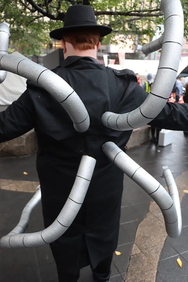 ドクター・オクトパスに扮するイベント参加者の写真（撮影：grape編集部）