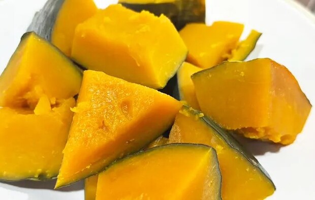 『かぼちゃの塩もみ』をした煮物の写真（撮影：キジカク）