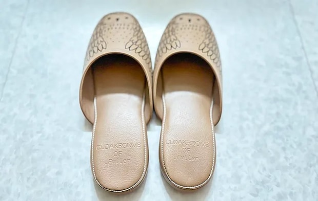 スリッパの写真（撮影：Classy Life）