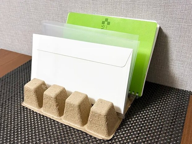 セリアの紙ポット角型・12個連結タイプの画像