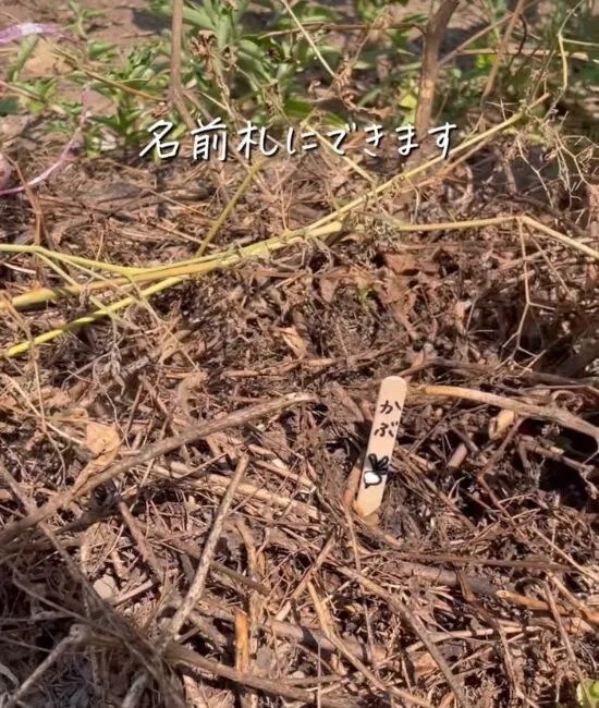 完成した名前札