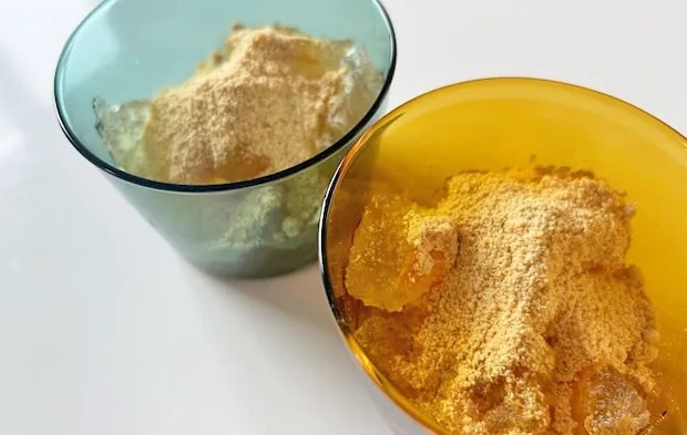 『麦茶でわらび餅』の完成写真（撮影：エニママ）