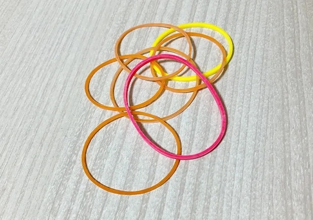 輪ゴム（撮影：grape編集部）