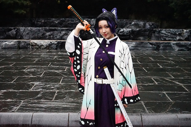 胡蝶しのぶのコスプレの写真（撮影：grape編集部）