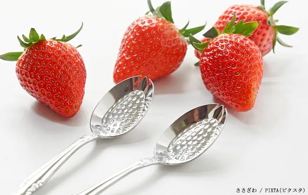 いちごスプーンの写真