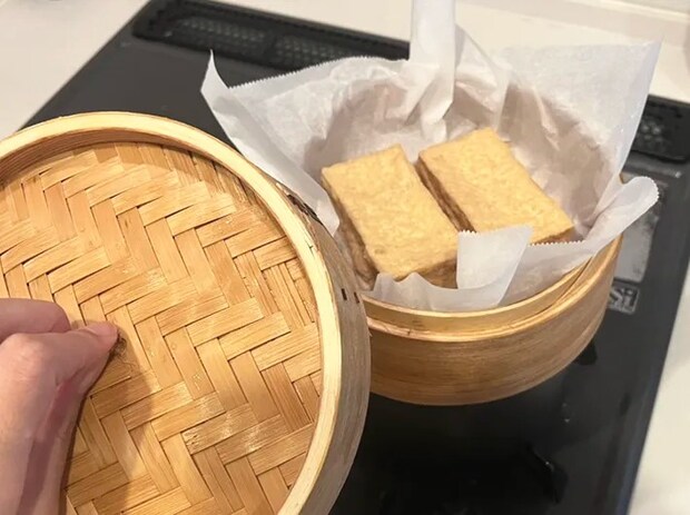 厚揚げとせいろの写真（撮影：grape編集部）