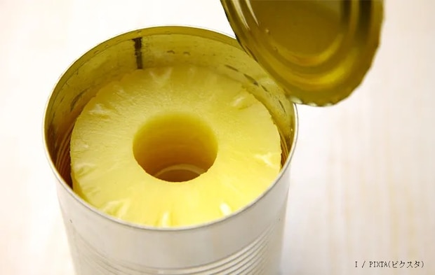 パイナップル缶の写真