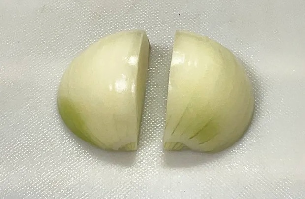 4分の1個のタマネギの写真（撮影：grape編集部）