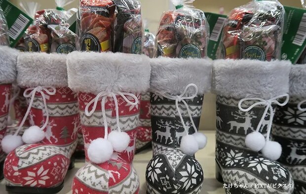 クリスマスブーツの画像