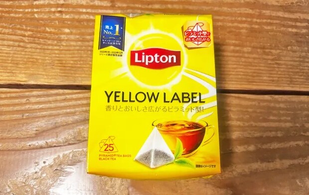 『リプトン イエローラベル ティーバッグ』の写真（撮影：エニママ）