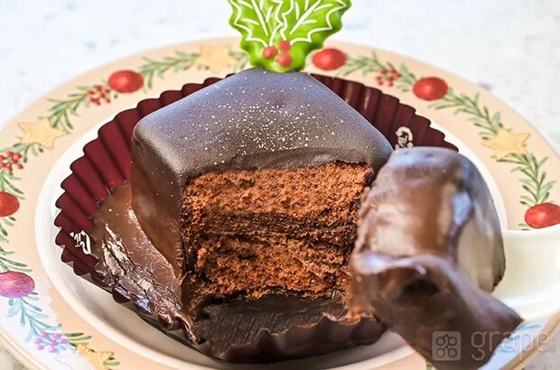 チョコレートケーキの写真（撮影：grape編集部）