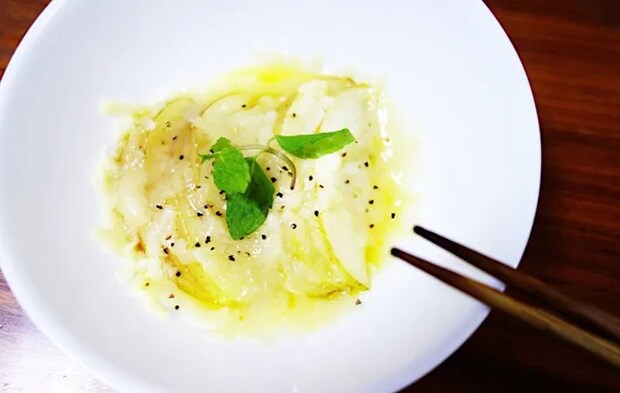 『りんごのチーズのせ』の完成写真（撮影：エニママ）