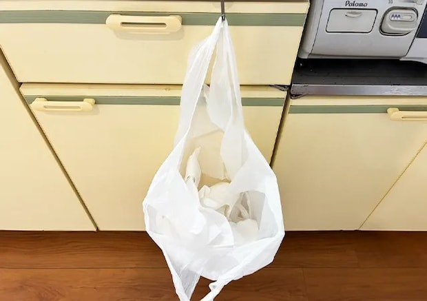 ビニール袋の写真（撮影：grape編集部）