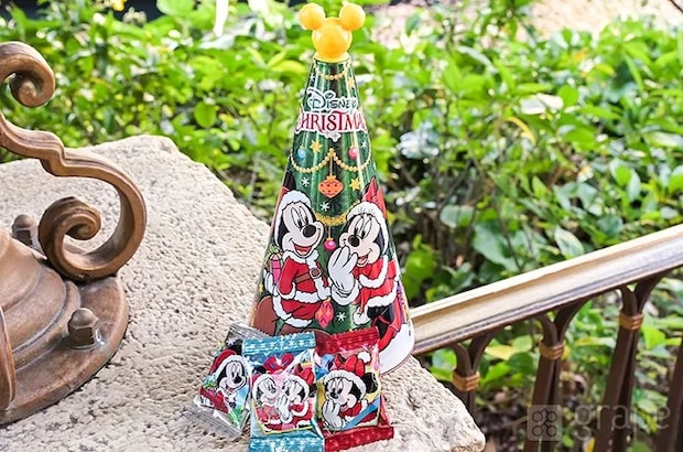 『クリスマスツリー缶』チョコの写真（撮影：grape編集部）